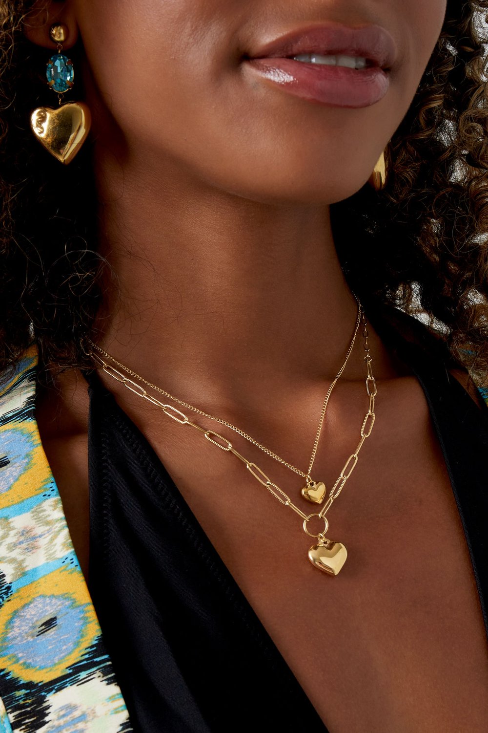 double link chain with hearts h5Picture3